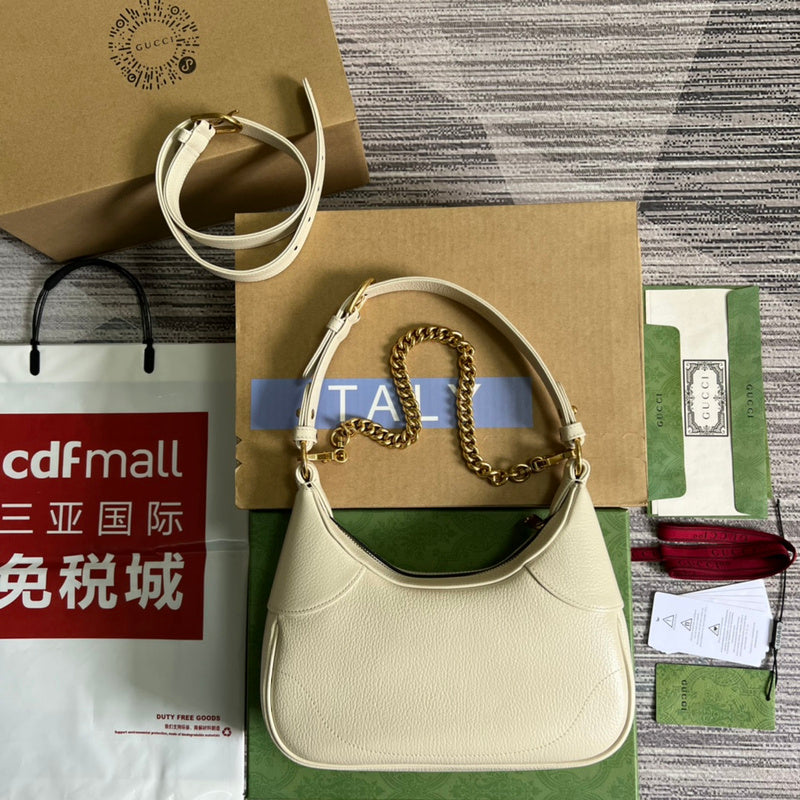 Front view of sleek structured women's handbag – women's statement bag