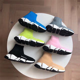 Balenciaga Beige Chelsea Boots - Detail Shot of Craftsmanship
