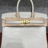 Close-up detail of understated bag design