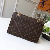 Back view of chic classic women's handbag – women's everyday handbag