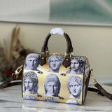 Interior view of modern structured women's handbag – women's premium purse