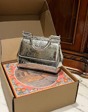 Premium Leather Top Handle Satchel - Elegant Women's Designer Bag - NM7071