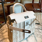  sophisticated structured bag detail view showing craftsmanship 8