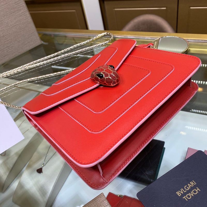 Classic Faux Leather Handbag - Modern Structured Build | Women's Fashion Handbag #1773 - styled full view (image 7) of designer-inspired handbag
