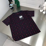 Back view of Louis Vuitton cotton t-shirt with label-forward styling