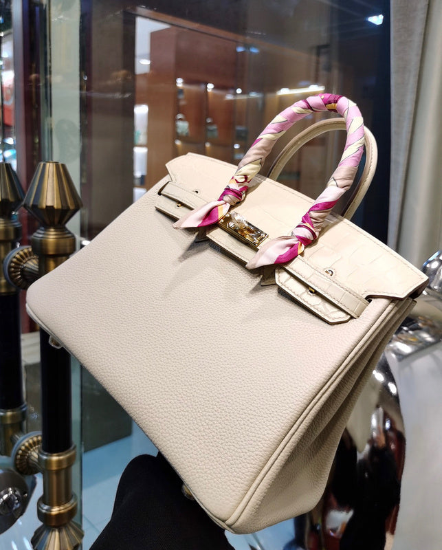 Elegant bag shown from front angle