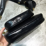 Statement Premium PU Leather Handbag - Signature Hardware Accents | Women's Statement Accessory #983 - interior view (image 6) of designer-inspired handbag