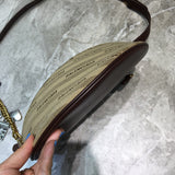 Elegant Faux Leather Handbag - Chic Everyday Appeal | Women's Everyday Carry Handbag #724 - back view (image 4) of designer-inspired handbag