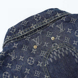 Flat lay presentation of Louis Vuitton luxury clothing with tailored silhouette