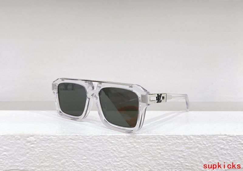 Angled view of Louis Vuitton unisex sunglasses