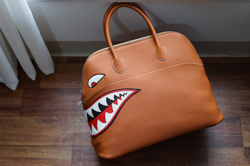Interior view of sleek premium bag