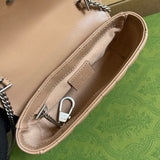 Side profile of sleek premium women's handbag – women's luxury handbag
