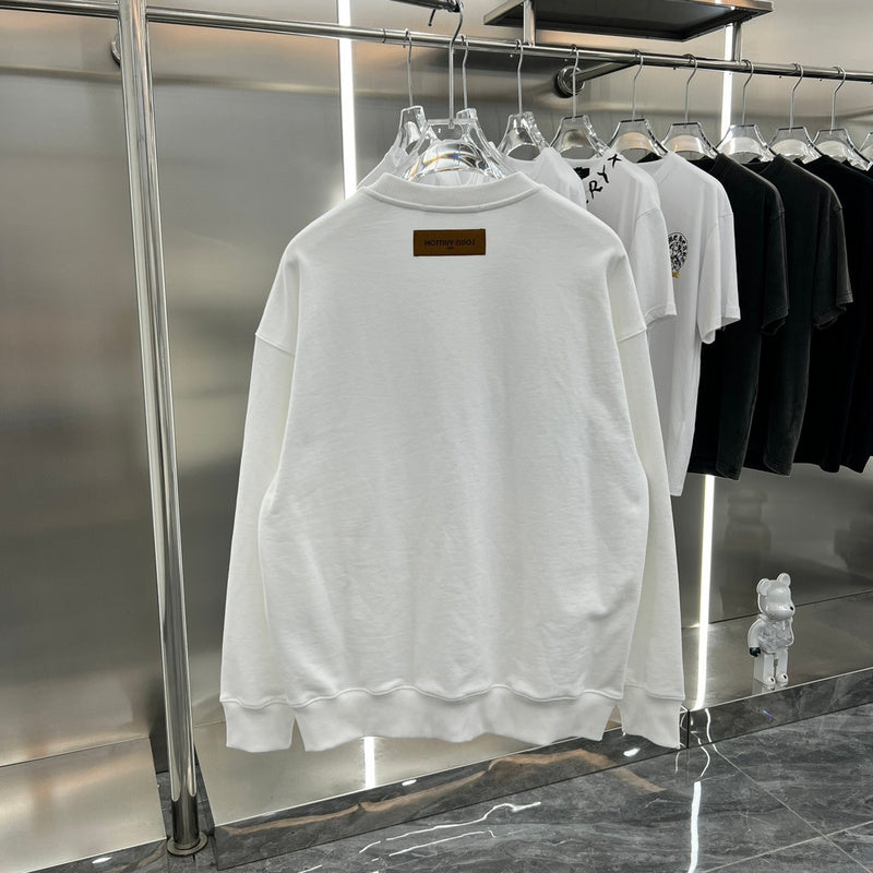 Back view of Louis Vuitton luxury clothing with relaxed-fit cut