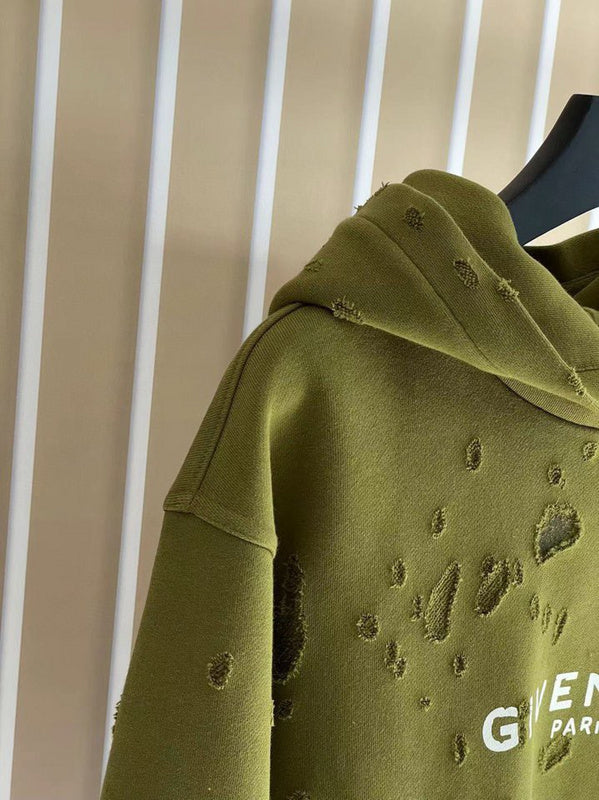 Full styled look of Givenchy luxury clothing with logo-detail design