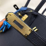 Close-up detail of refined bag design