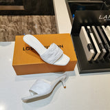 Louis Vuitton Camel Classic Ballet Flats - Sole Detail View