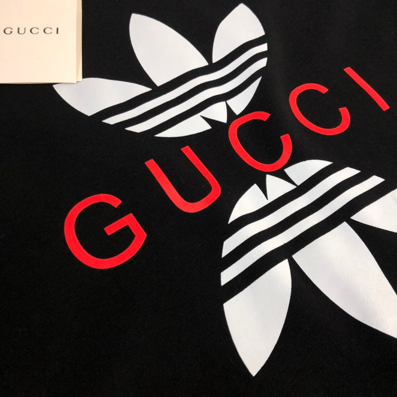 Front view of Gucci luxury clothing with relaxed-fit cut