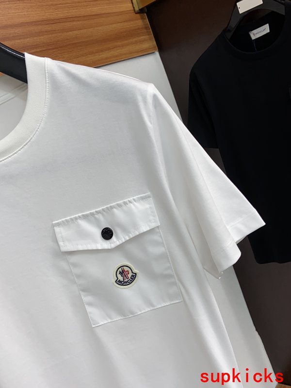Full styled look of Moncler luxury clothing with contemporary cut