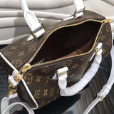 Side profile of refined elevated women's handbag – women's luxury handbag