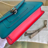 Timeless Faux Leather Handbag - Smooth Faux-Leather Exterior | Women's Premium Handbag #1729 - close-up detail shot (image 3) of designer-inspired handbag