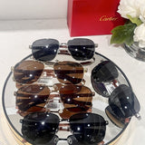 Lifestyle view of Cartier unisex sunglasses