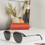 Angled view of Cartier unisex sunglasses