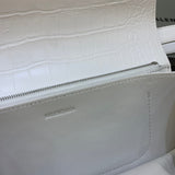Classic Vegan Leather Handbag - Versatile Everyday Design | Women's Everyday Carry Handbag #405 - texture close-up (image 9) of designer-inspired handbag