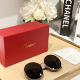 Front view of Cartier unisex sunglasses