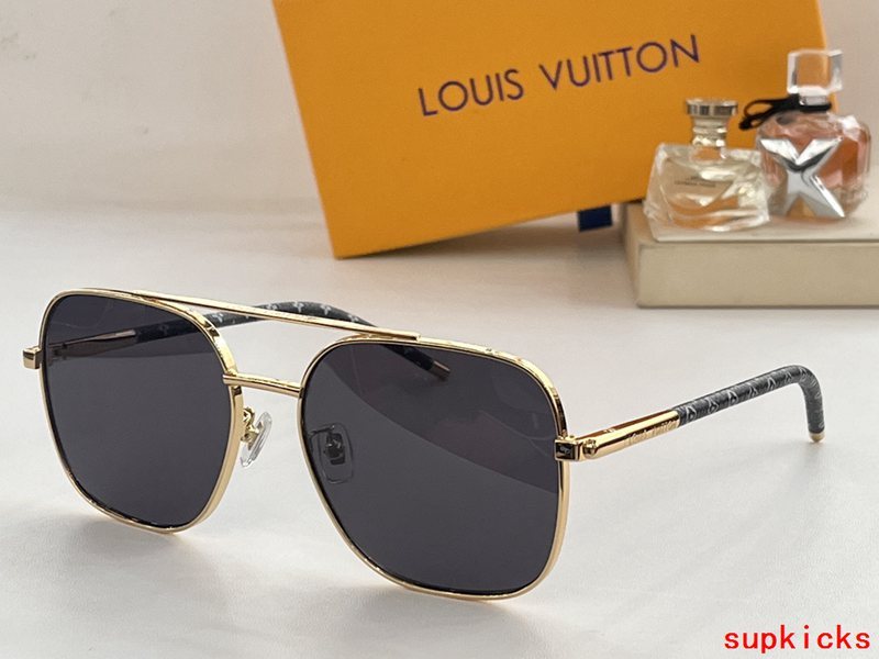 Front view of Louis Vuitton unisex sunglasses