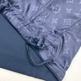 Front view of Louis Vuitton luxury clothing with tailored silhouette