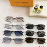 Lifestyle view of Louis Vuitton unisex sunglasses