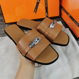 Hermes sandals Style 159 - logo and branding close-up