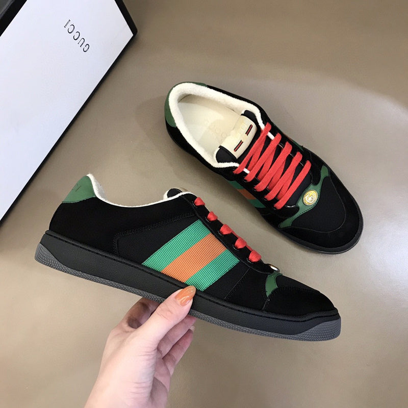 Gucci clean off-white luxury sneakers view 7 premium leather build