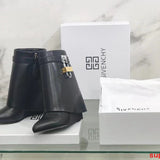 Givenchy Nude Ankle Strap Heels - Side Profile View