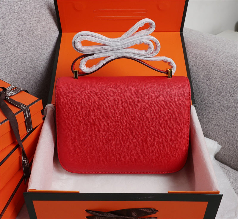 Polished bag shown from front angle