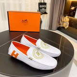 Hermes shoes Style 045 - front view, iconic logo design