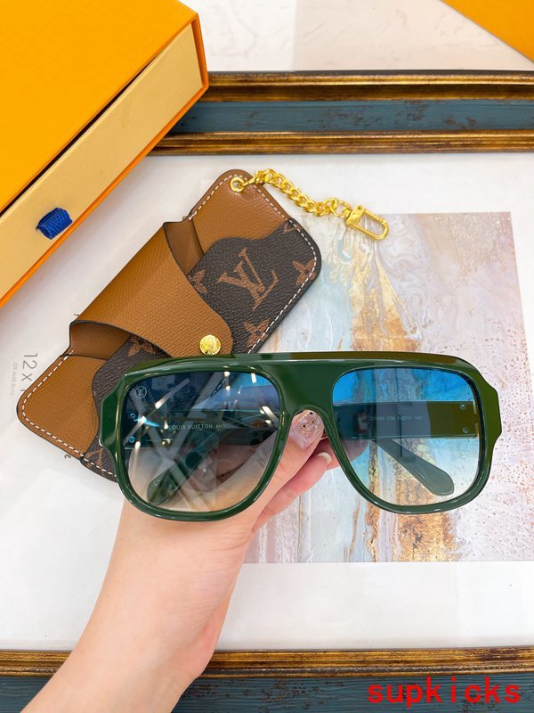 Angled view of Louis Vuitton unisex sunglasses