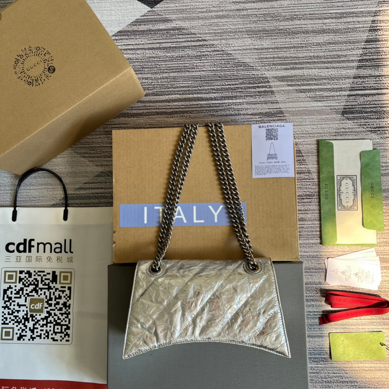 Close-up detail of structured bag design