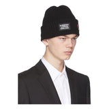 Close-up detail view of Burberry unisex cap
