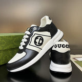 Gucci soft grey luxury sneakers view 5 chunky sole construction