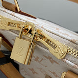  Chic top-handle bag carried on shoulder 22