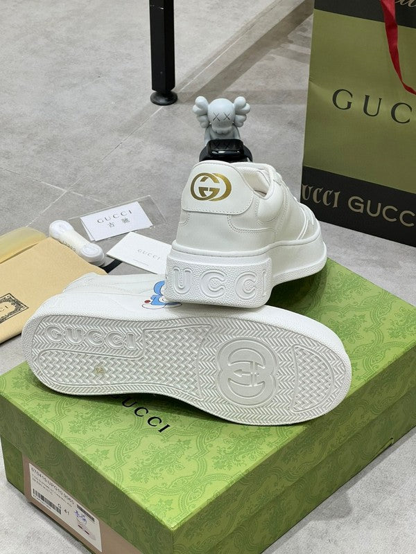 Gucci muted earth tones luxury sneakers view 5 everyday casual design