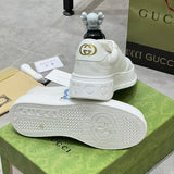 Gucci muted earth tones luxury sneakers view 5 everyday casual design