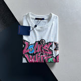 Side profile of Louis Vuitton cotton t-shirt with relaxed-fit cut
