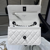 Zivas Charm Understated Luxury Designer Handbag (Modern Wardrobe Staple) – Angled View