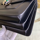 Bold Faux Leather Handbag - Polished Finish | Women's Statement Accessory #1693 - hardware and detail close-up (image 5) of designer-inspired handbag