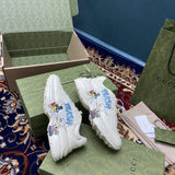 Gucci tonal black luxury sneakers view 7 premium leather build