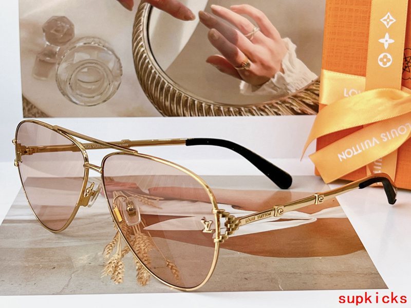 Front view of Louis Vuitton unisex sunglasses