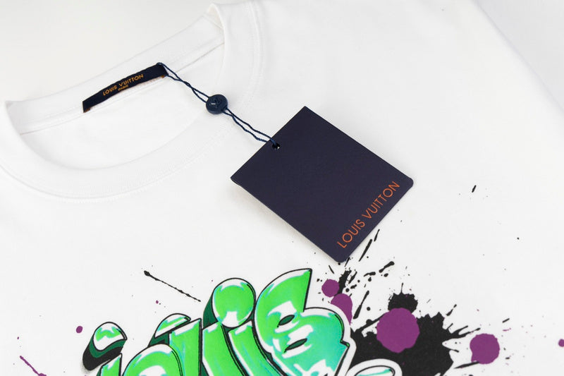 Front view of Louis Vuitton cotton t-shirt with contemporary cut