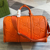 Side profile of modern structured women's handbag – women's everyday handbag